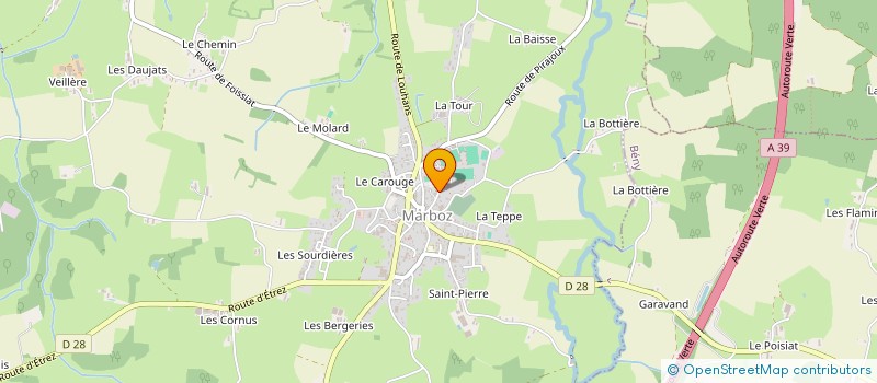 localisation de l'entreprise SCI SA2L  MARBOZ