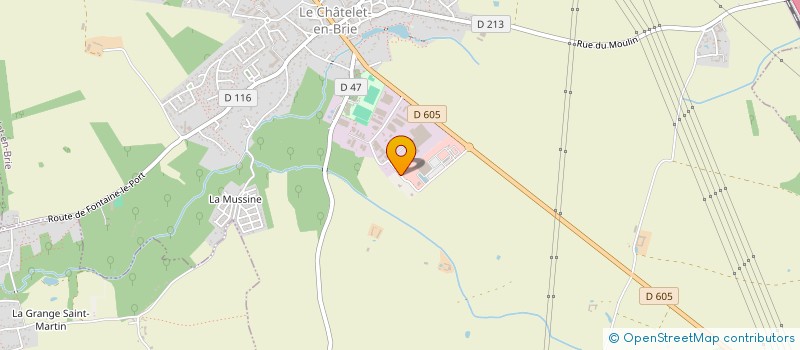 localisation de l'entreprise SCI SA2R  LE CHATELET-EN-BRIE