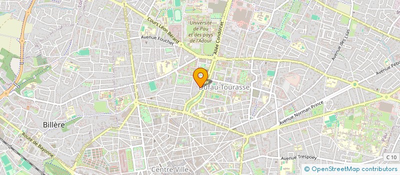 localisation de l'entreprise SCI SAA à PAU
