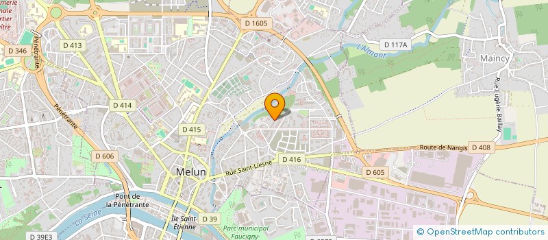 localisation de l'entreprise SCI SAA à MELUN