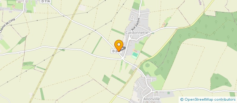 localisation de l'entreprise SCI SAA  CARDONNETTE