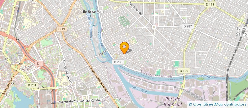 localisation de l'entreprise SCI SAAA à SAINT-MAUR-DES-FOSSES