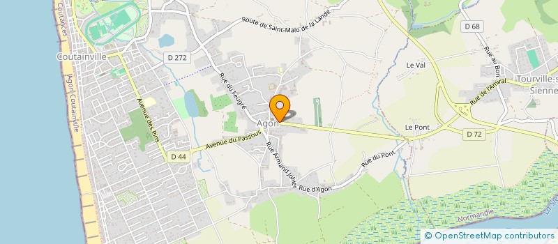 localisation de l'entreprise SCI SAAB à AGON-COUTAINVILLE
