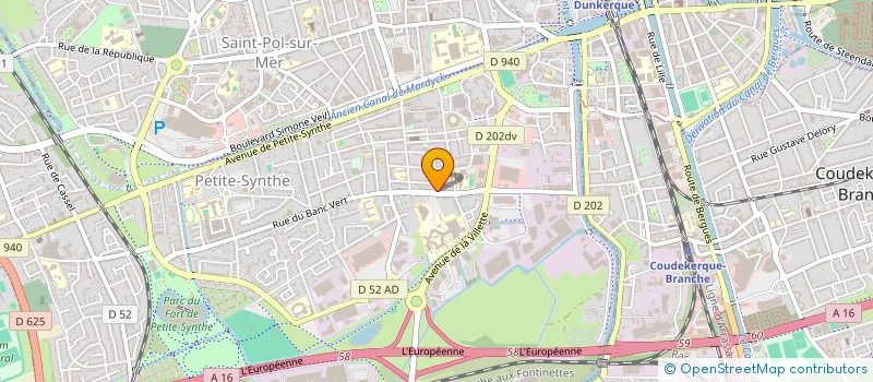 localisation de l'entreprise SCI SAADA à DUNKERQUE