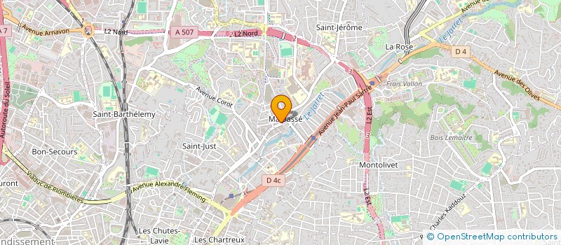 localisation de l'entreprise SCI SAADI à MARSEILLE
