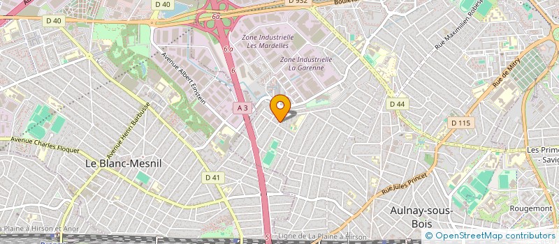 localisation de l'entreprise SCI SAADI à AULNAY-SOUS-BOIS