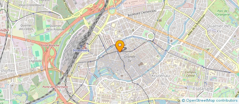 localisation de l'entreprise SCI SAADI IMMO  STRASBOURG