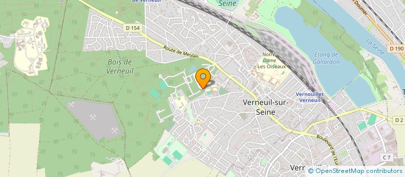 localisation de l'entreprise SCI SAADINO  VERNEUIL-SUR-SEINE