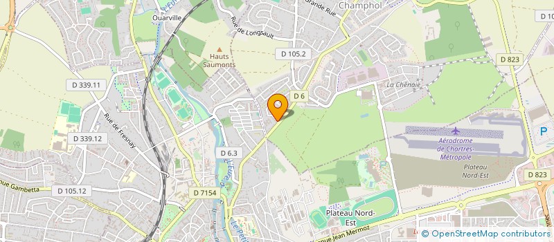 localisation de l'entreprise SCI SAAJ à CHAMPHOL