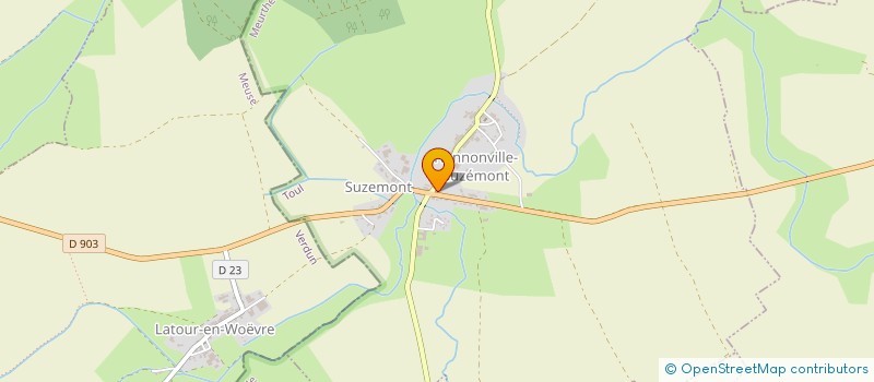 localisation de l'entreprise SCI SAAJ IMMO  HANNONVILLE-SUZEMONT