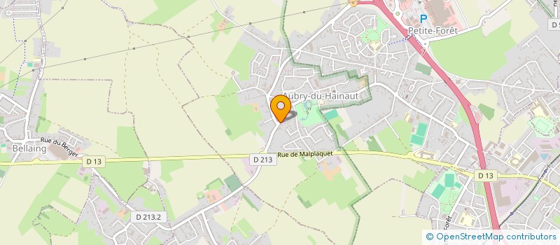 localisation de l'entreprise SCI SAALVAL  AUBRY-DU-HAINAUT