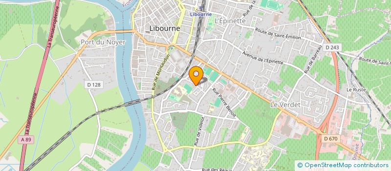 localisation de l'entreprise SCI SAAM VA A LUSSAC  SAINT-EMILION