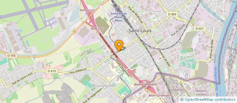 localisation de l'entreprise SCI SAAMED  SAINT-LOUIS