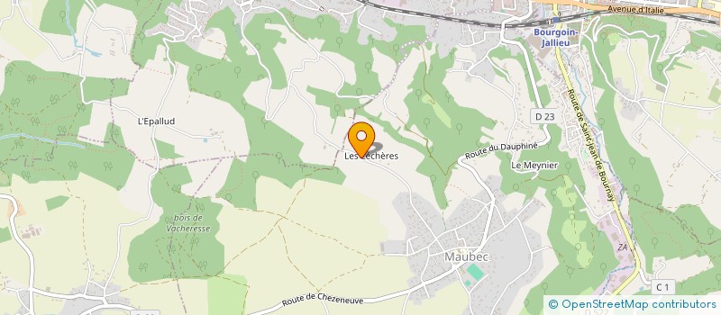 localisation de l'entreprise SCI SAAS  MAUBEC