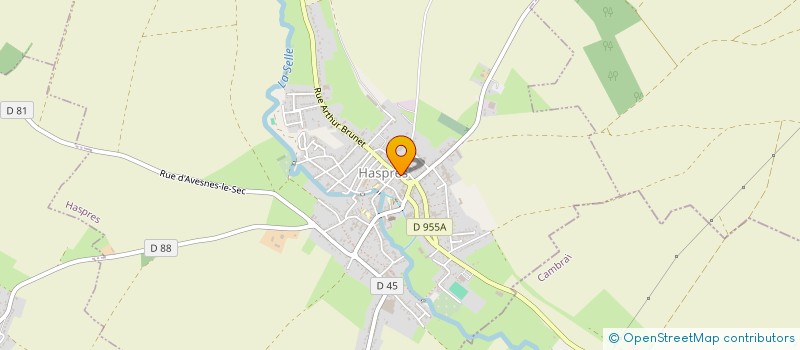 localisation de l'entreprise SCI SAAS  HASPRES