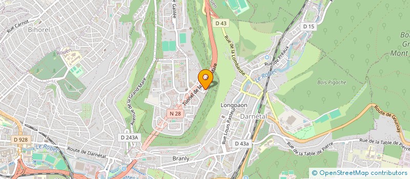 localisation de l'entreprise SCI SAAX à ROUEN