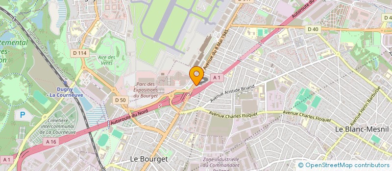 localisation de l'entreprise SCI SAAY à LE BLANC-MESNIL