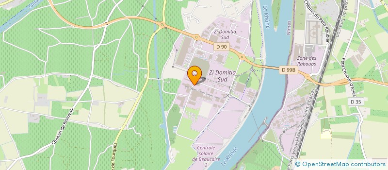 localisation de l'entreprise SCI SAB  BEAUCAIRE