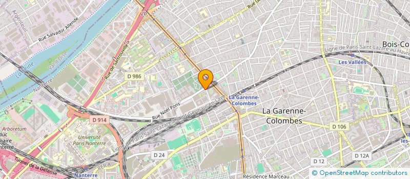 localisation de l'entreprise SCI SAB à COLOMBES