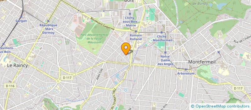 localisation de l'entreprise SCI SAB à CLICHY-SOUS-BOIS