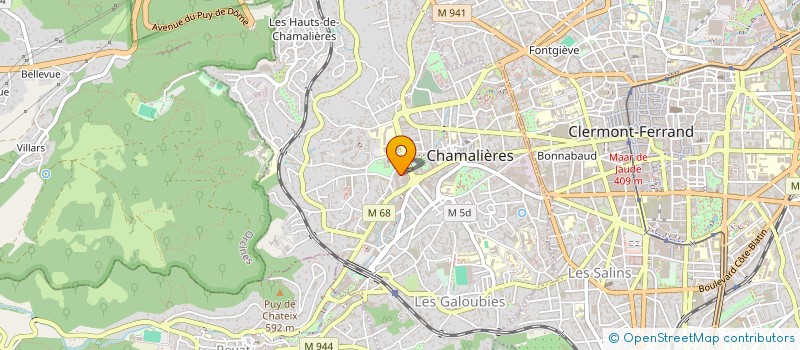 localisation de l'entreprise SCI SAB ANN  CHAMALIERES