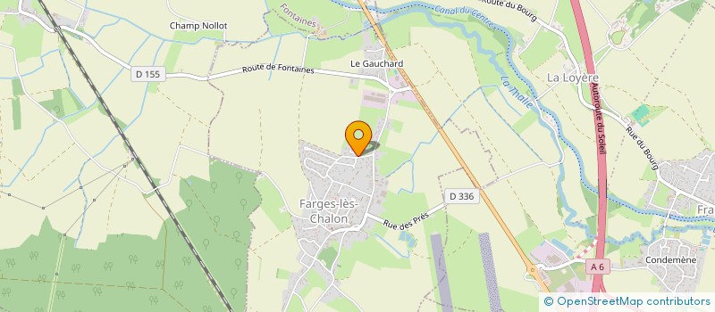 localisation de l'entreprise SCI SAB ET FRED CREATION  FARGES-LES-CHALON