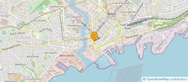 localisation de l'entreprise SCI SABA  BREST