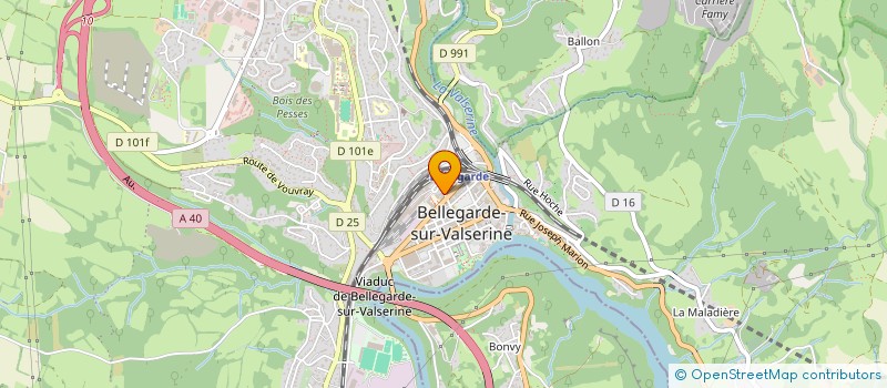 localisation de l'entreprise SCI SABA à VALSERHONE