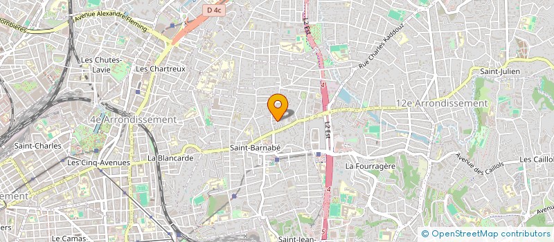 localisation de l'entreprise SCI SABA à MARSEILLE