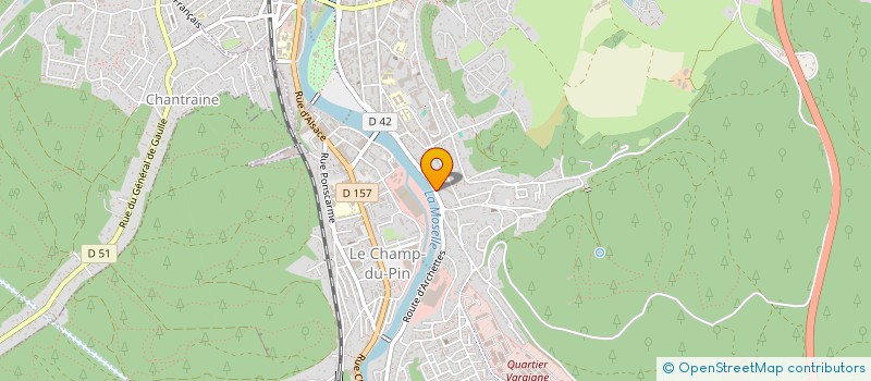 localisation de l'entreprise SCI SABA à EPINAL