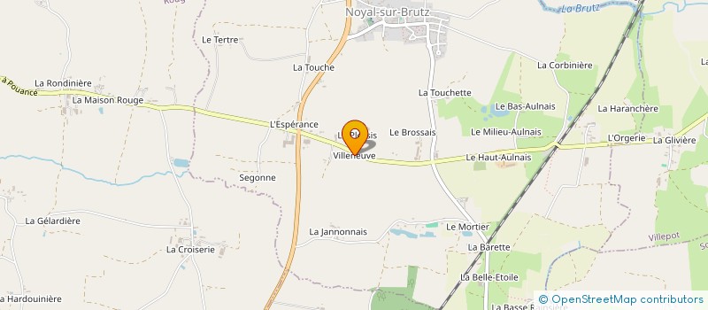 localisation de l'entreprise SCI SABAC IMMO  CHATEAUBRIANT