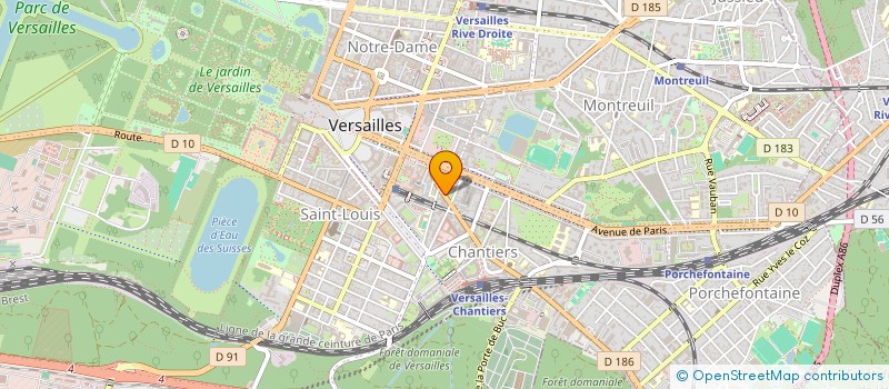 localisation de l'entreprise SCI SABADAS à VERSAILLES
