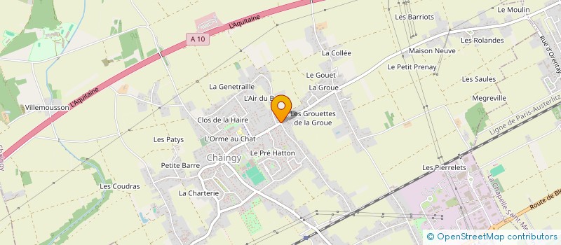 localisation de l'entreprise SCI SABANA à CHAINGY