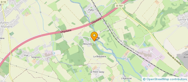 localisation de l'entreprise SCI SABANE  SAINT-MARTIN-DE-SAINT-MAIXENT