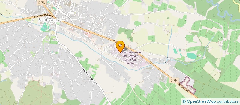 localisation de l'entreprise SCI SABANNA  SAINT-CANNAT