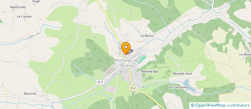 localisation de l'entreprise SCI SABARNIK  MONTAIGU-DE QUERCY