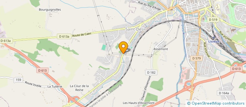 localisation de l'entreprise SCI SABATA  SAINT-DESIR