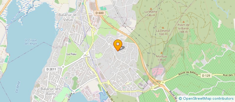 localisation de l'entreprise SCI SABATER  BALARUC-LES-BAINS