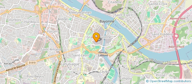 localisation de l'entreprise SCI SABATERIE à BAYONNE