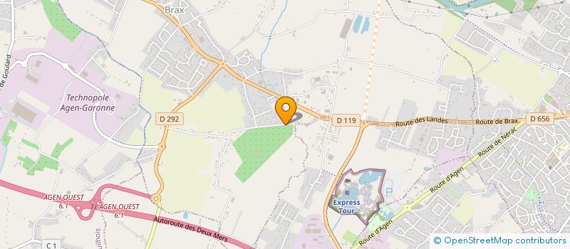 localisation de l'entreprise SCI SABATEY BAS  BRAX