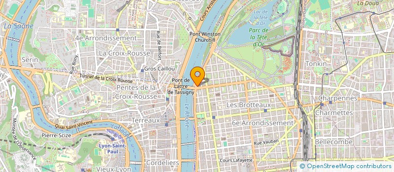 localisation de l'entreprise SCI SABATIMMO  LYON