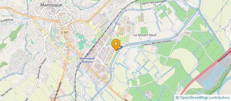 localisation de l'entreprise SCI SABATY à MANOSQUE