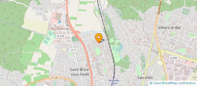 localisation de l'entreprise SCI SABBAH à ST BRICE SOUS FORET