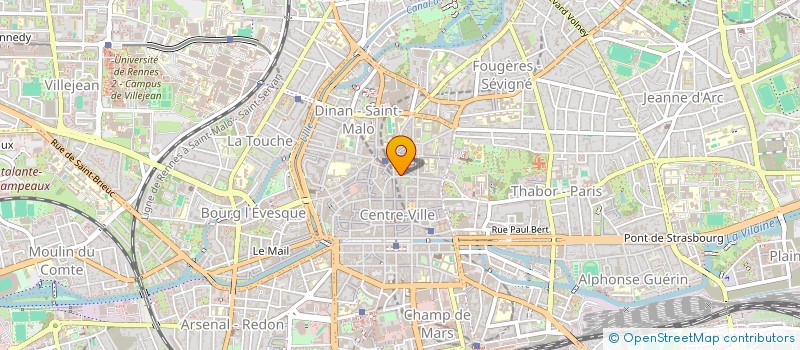 localisation de l'entreprise SCI SABE  RENNES