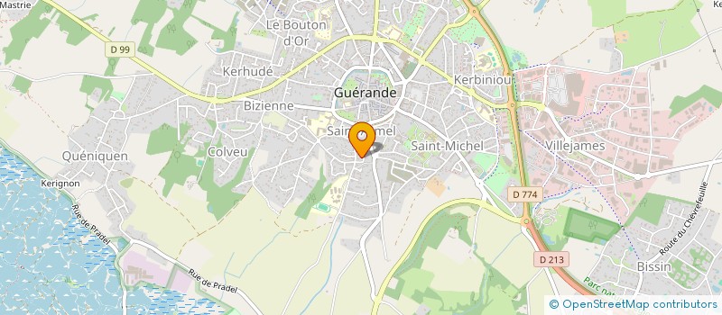 localisation de l'entreprise SCI SABECHA  GUERANDE
