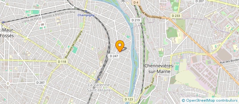 localisation de l'entreprise SCI SABEJU à SAINT-MAUR-DES-FOSSES