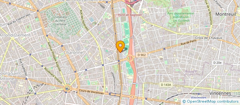 localisation de l'entreprise SCI SABELION à PARIS