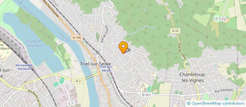 localisation de l'entreprise SCI SABELLE  TRIEL-SUR-SEINE