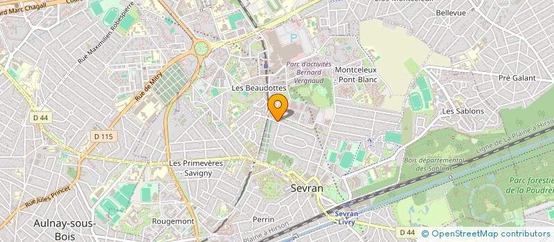 localisation de l'entreprise SCI SABEMAX à SEVRAN