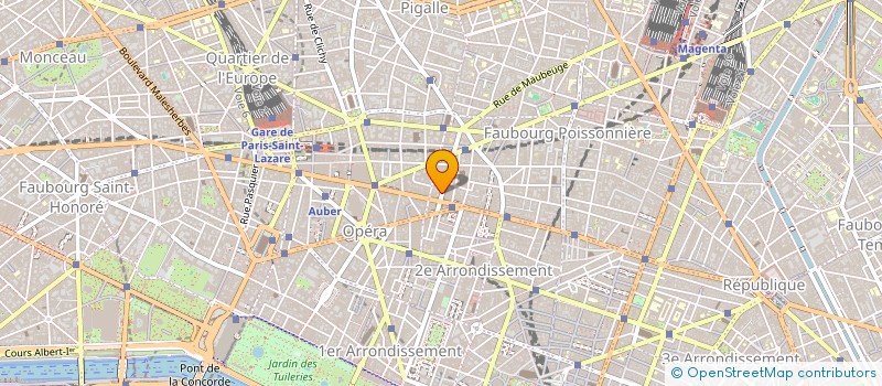 localisation de l'entreprise SCI SABEN OPERA  PARIS